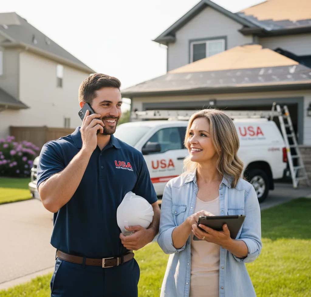 USA Roof Repair Experts customer support in Pacific City